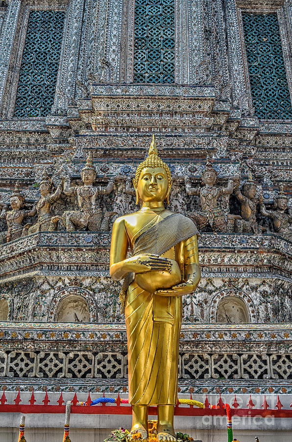 Buddha Statue at Wat Arun Photograph by Michelle Meenawong