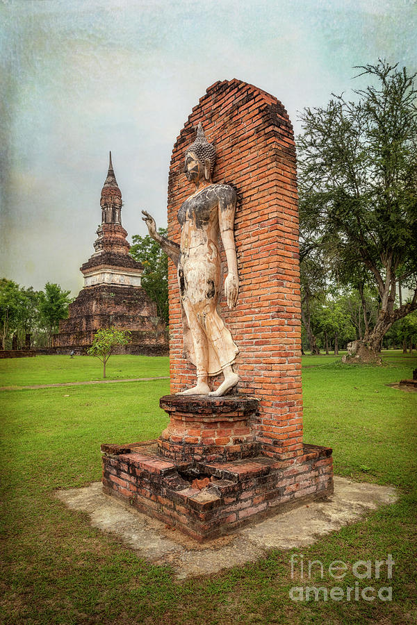 Buddha Statue Sukhothai Photograph by Adrian Evans