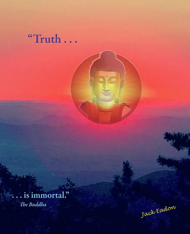 Meditate Photograph - Buddha sunset by Jack Eadon Meditate Photograph - Buddha sunset by Jack Eadon