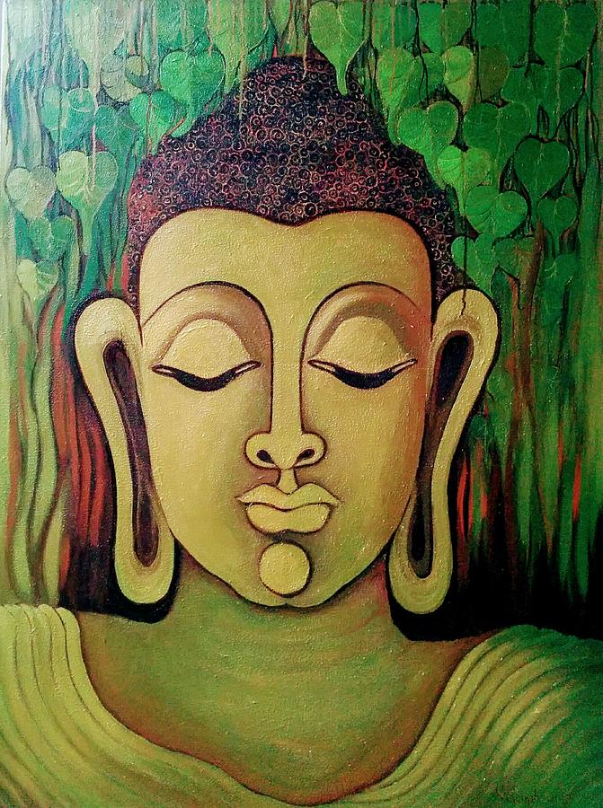 Buddha Painting by Vibha Singh - Fine Art America