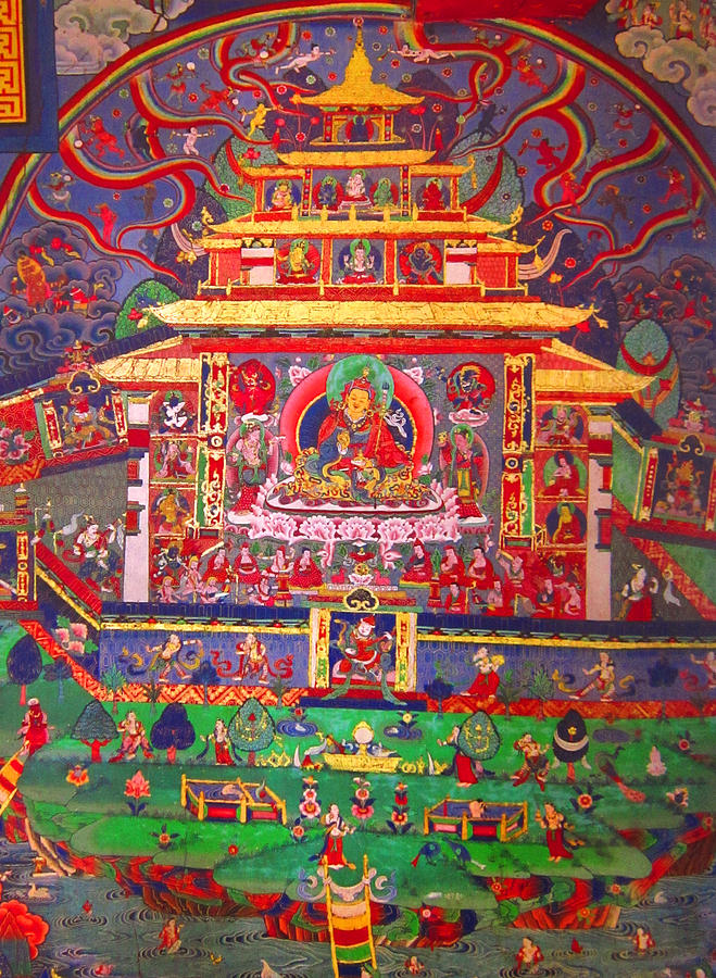 Buddhist Art Painting by Steve Fields