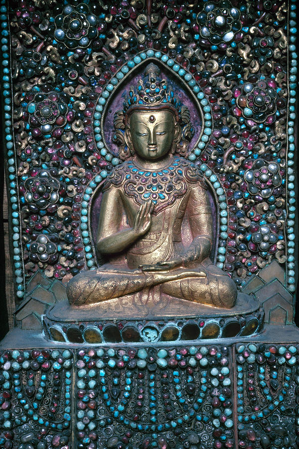 Buddhist Deity Photograph by Granger
