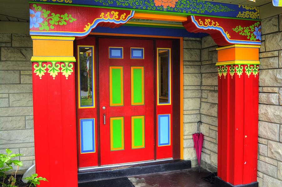 Buddhist Door Photograph by FineArtRoyal Joshua Mimbs