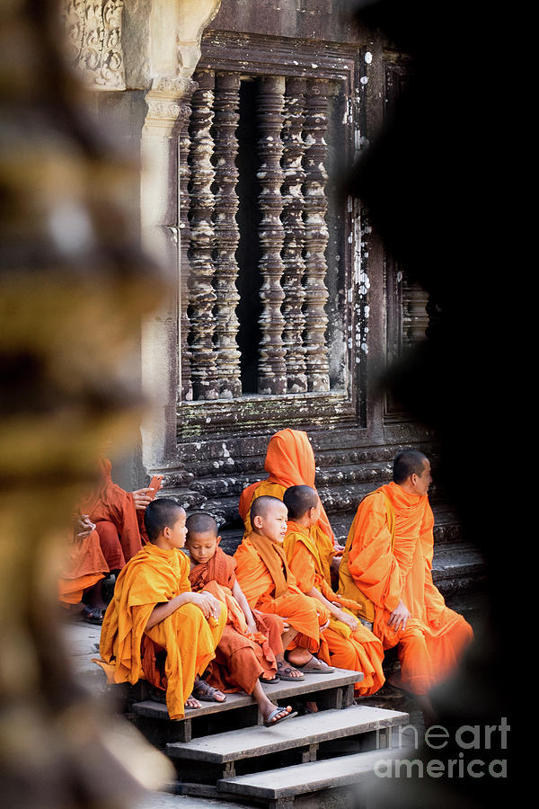 Buddhist Monks 06 Photograph by Rick Piper Photography
