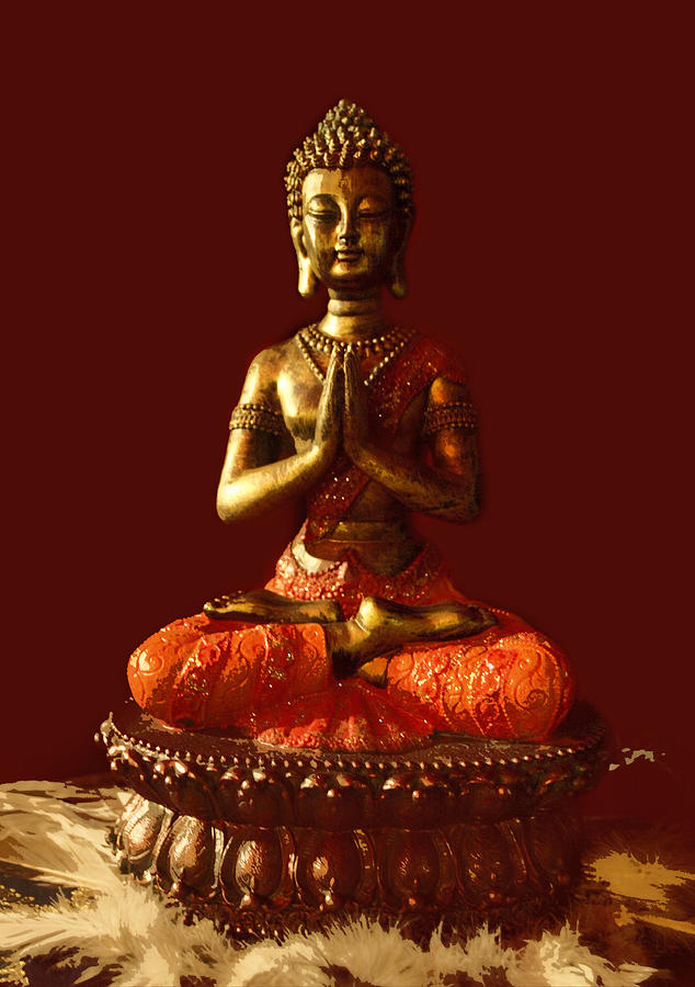 Buddhist Statue  Digital Art by James Granberry
