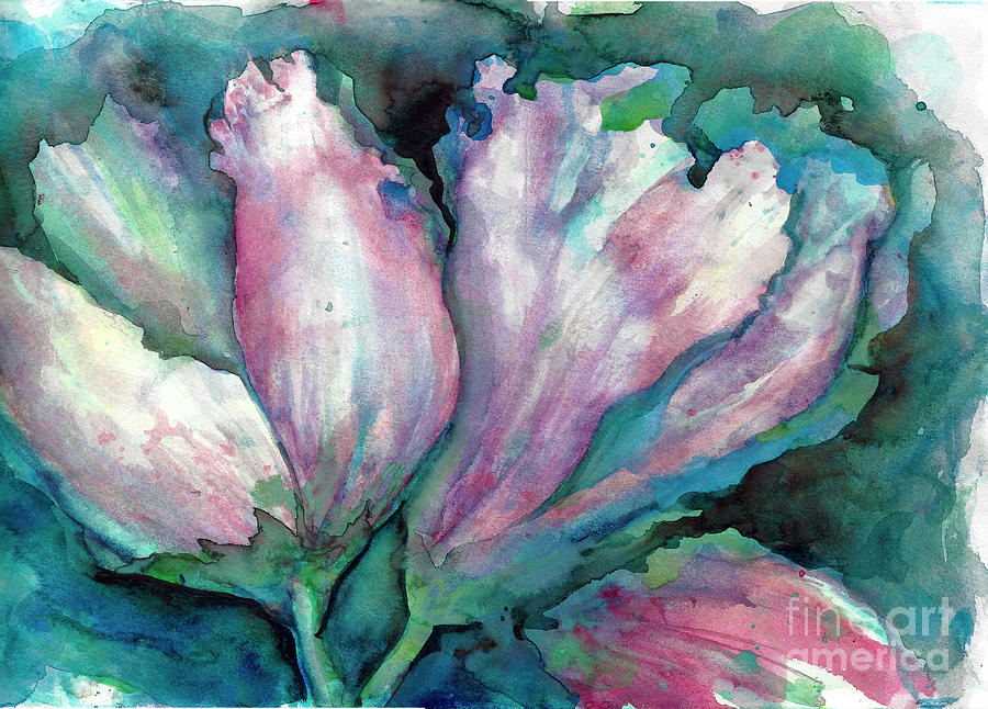 Budding Painting by Francelle Theriot