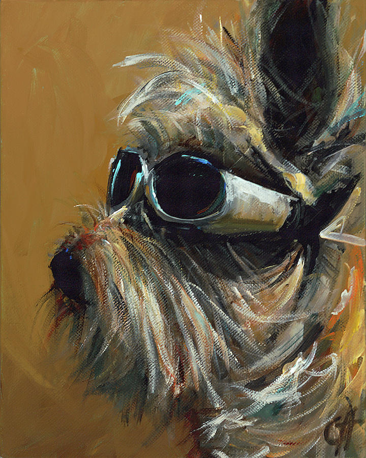 Buddy Painting by Cari Humphry Buddy Painting by Cari Humphry