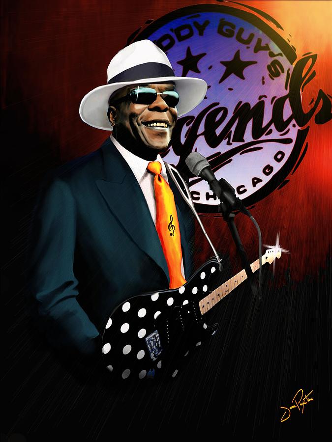 Buddy Guy Legends Painting by Jann Paxton