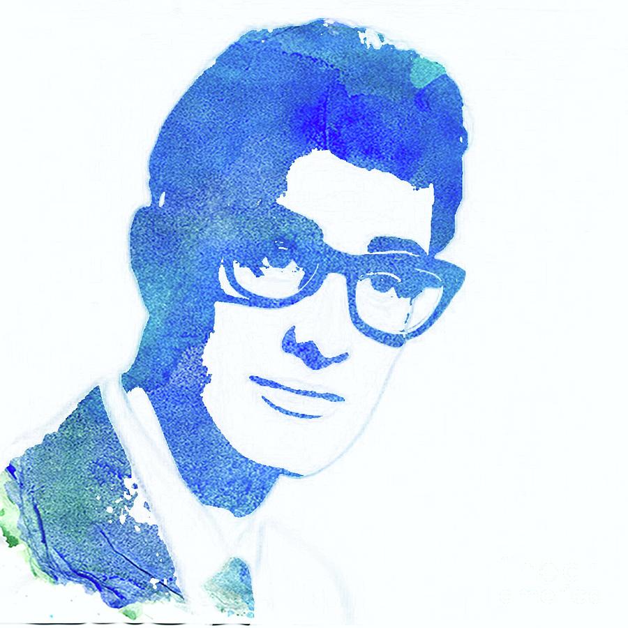 Buddy Holly Pop Art Painting