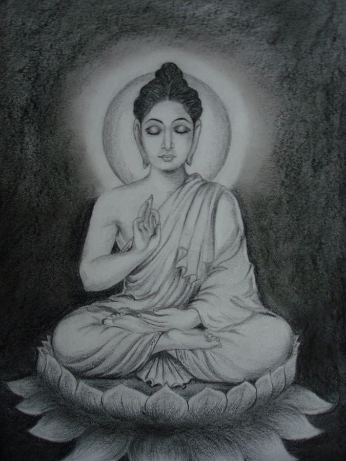 buddha high details masterpiece pencil sketch by  Stable Diffusion   OpenArt