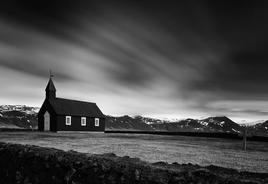 The Black Church Photograph by Dominique Dubied