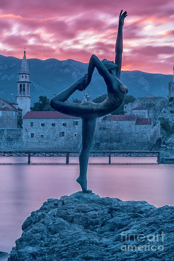Budva Little Gymnast Statue Photograph by Antony McAulay