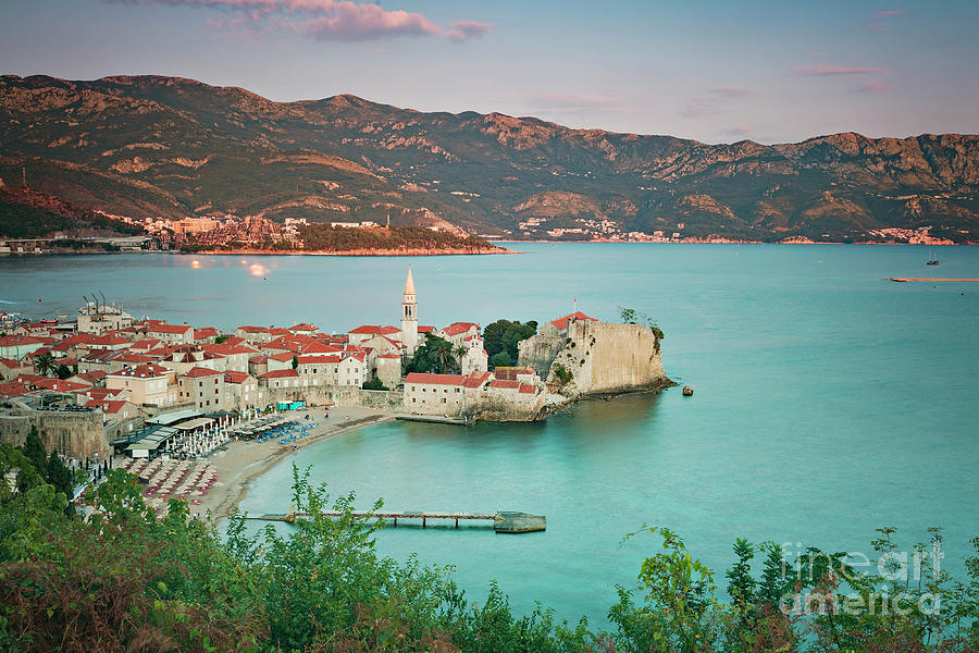 Budva old town landscape Photograph by Sophie McAulay