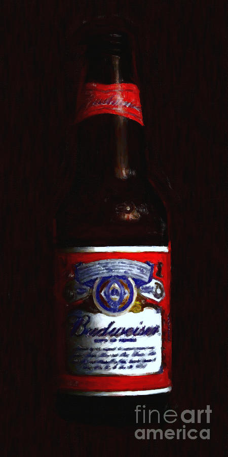 Beer Photograph - Budweiser - King of Beers by Wingsdomain Art and Photography
