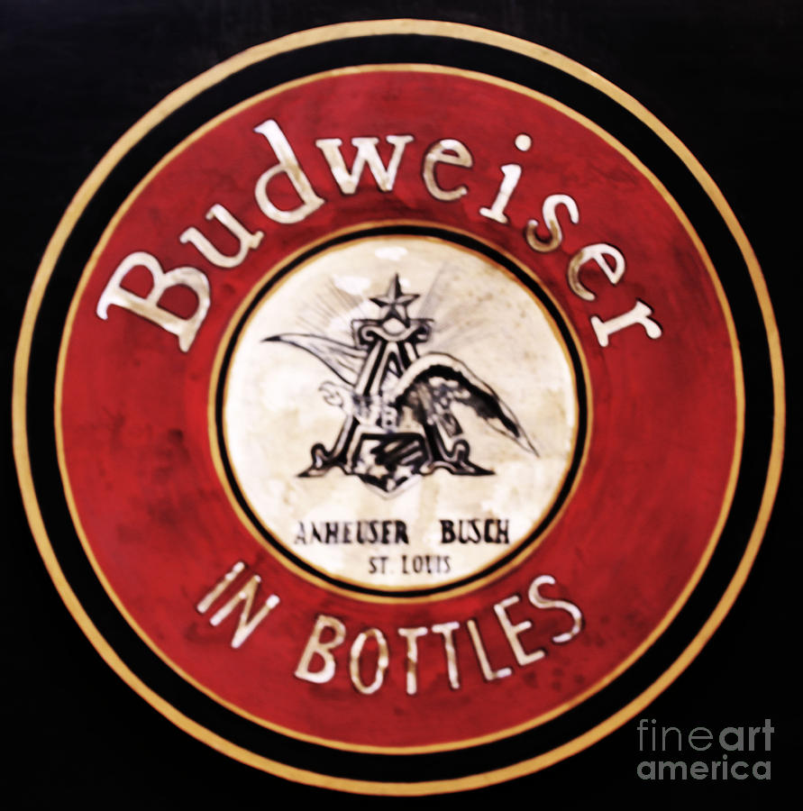 Sign Painting - Budweiser by D Harmon