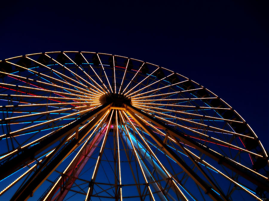 Ferris Wheel Photograph - Bueller by Dark Whimsy