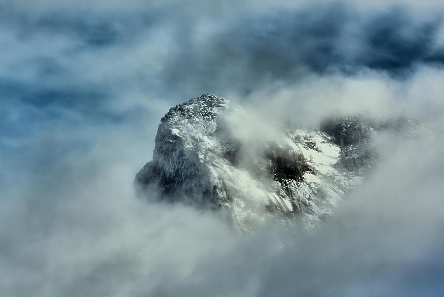 Buena Peak in the Clouds Photograph by Josephine Buschman
