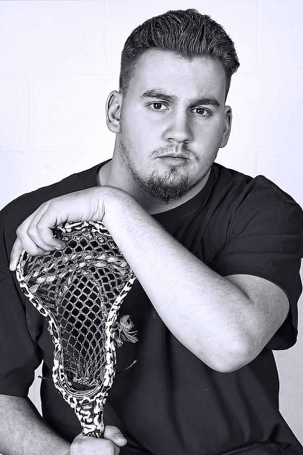 Buff Lacrosse Player Photograph by Trudy Wilkerson