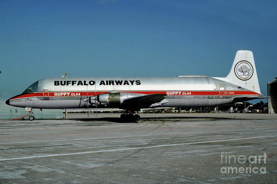 Buffalo Airways Canadair CL-44-O Conroy Skymonster, EI-BND,  Photograph by Wernher Krutein