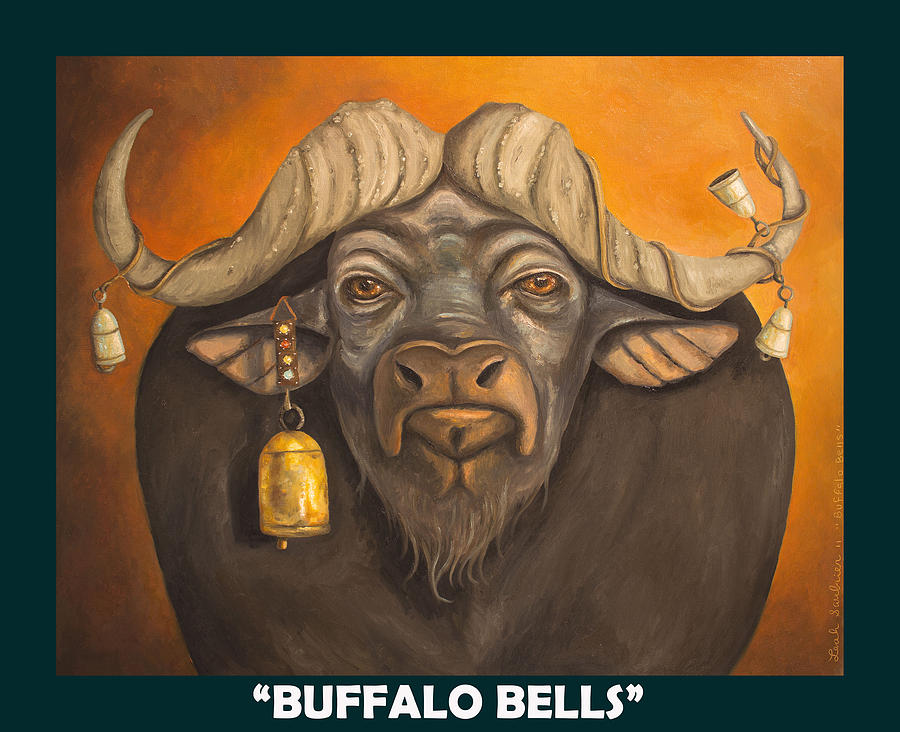 Buffalo Bells with Lettering Painting by Leah Saulnier The Painting Maniac
