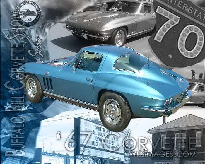 Cars Photograph - Buffalo Bill Corvette Show Series-67 Corvette by Stan Hutchins Cars Photograph - Buffalo Bill Corvette Show Series-67 Corvette by Stan Hutchins