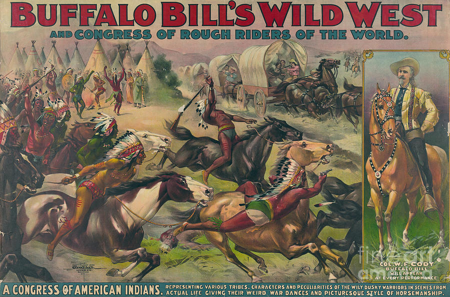 Buffalo Bills Wild West, American Photograph by Science Source