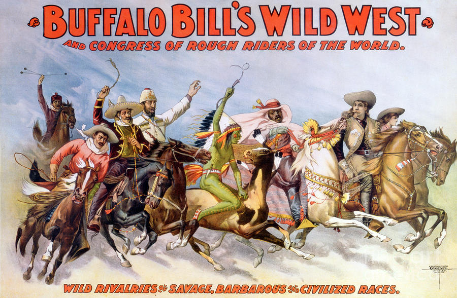 Buffalo Bills Wild West, Rough Riders Photograph by Science Source