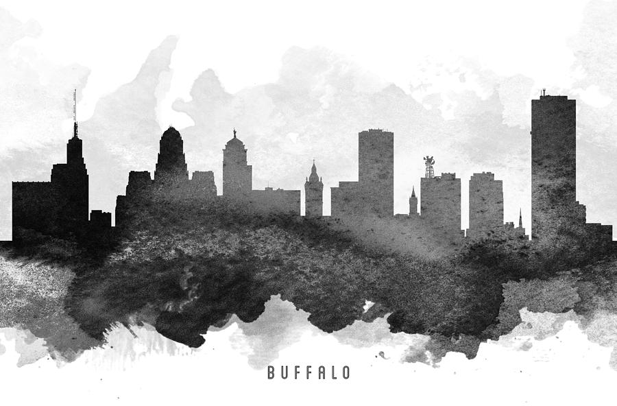 Buffalo Cityscape 11 Painting