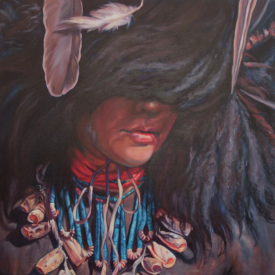 Buffalo Dancer Painting by Christine Lytwynczuk