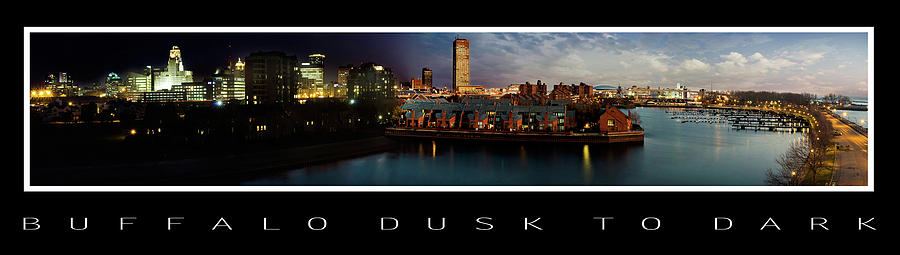 Buffalo Dusk To Dark 2 Photograph by Peter Chilelli