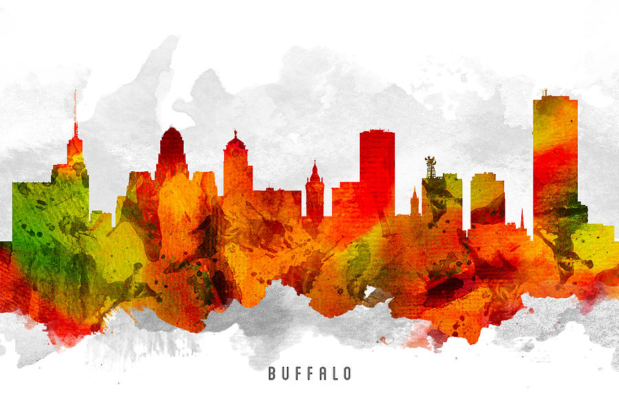 Buffalo New York Cityscape 15 Painting