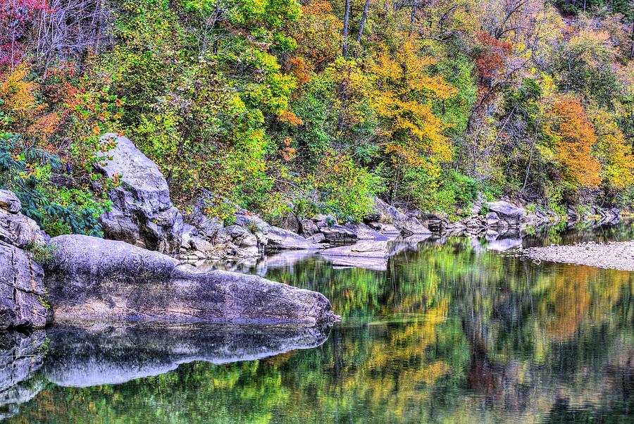 Buffalo River Autumn Photograph by JC Findley