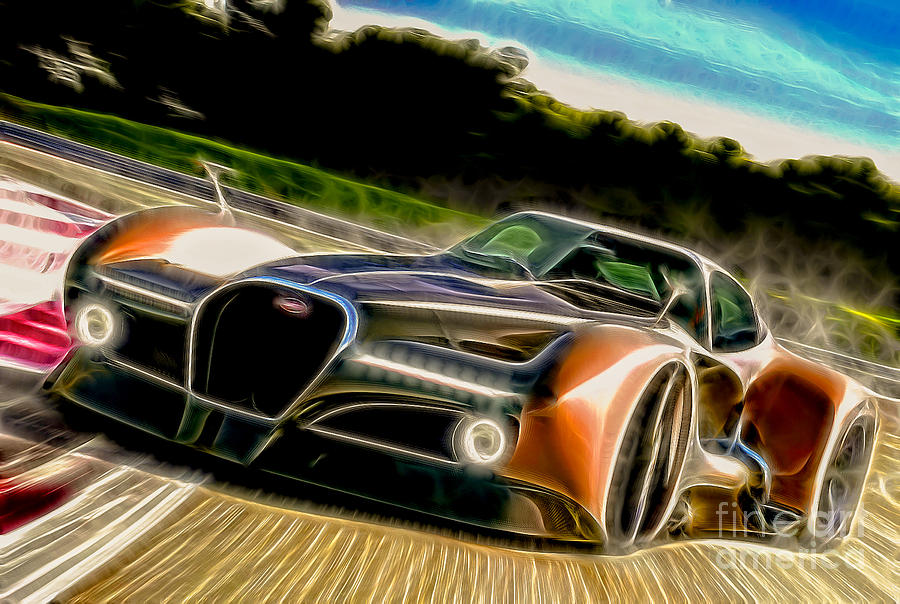Bugatti Atlantique Concept Car - Doc Braham - All Rights Reserved Photograph by Doc Braham