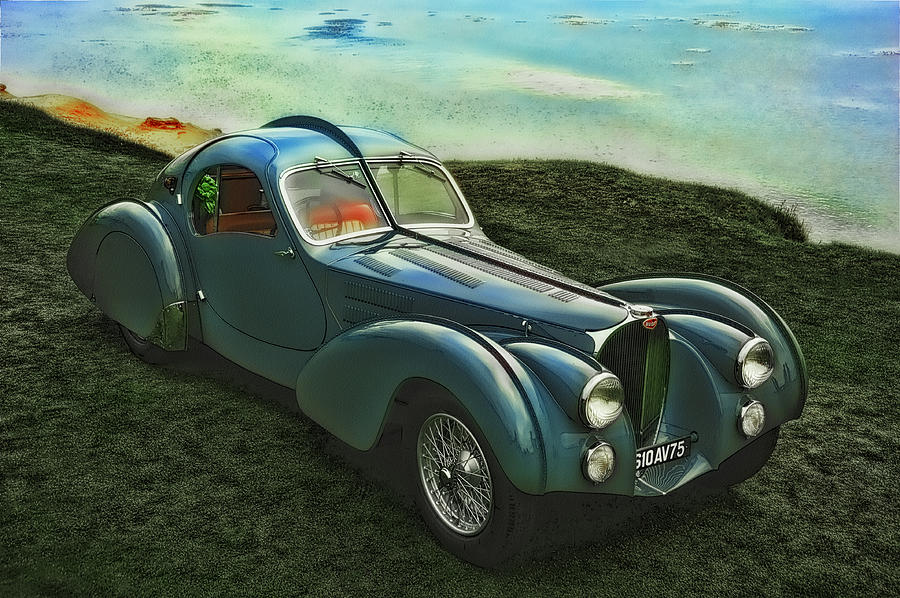 Car Photograph - Bugatti Type 57 Atlantic Coupe by Duschan Tomic