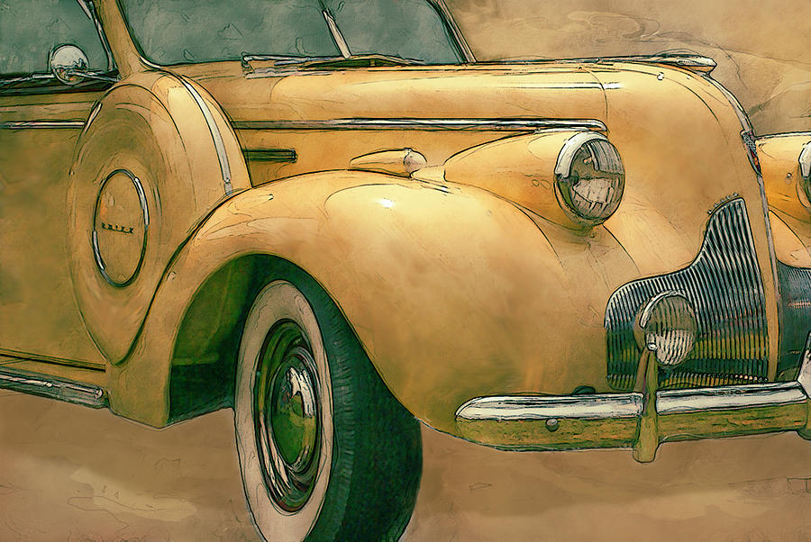 Buick Classic Painting by Jack Zulli