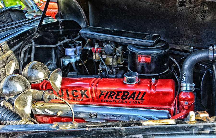 Buick Fireball Valve Cover Photograph by Mike Martin - Pixels