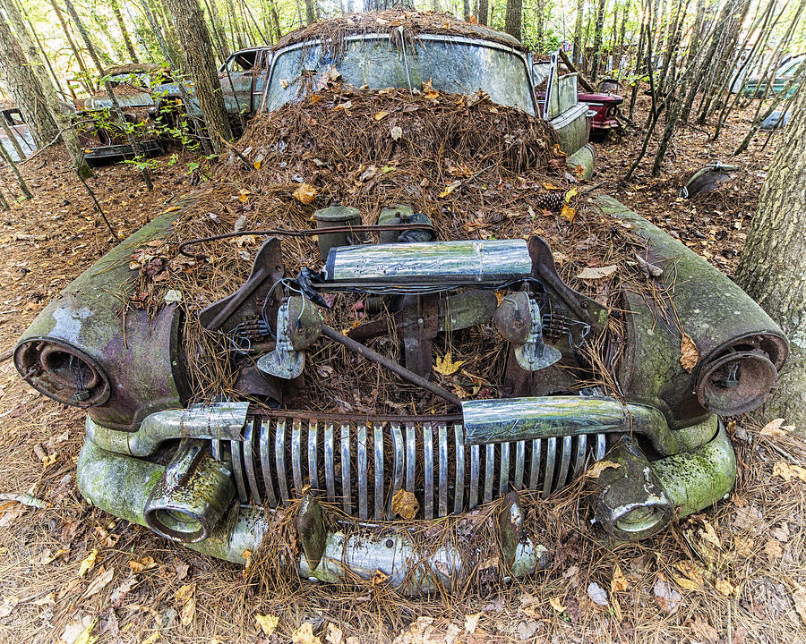 Buick in Decay Photograph by Alan Raasch