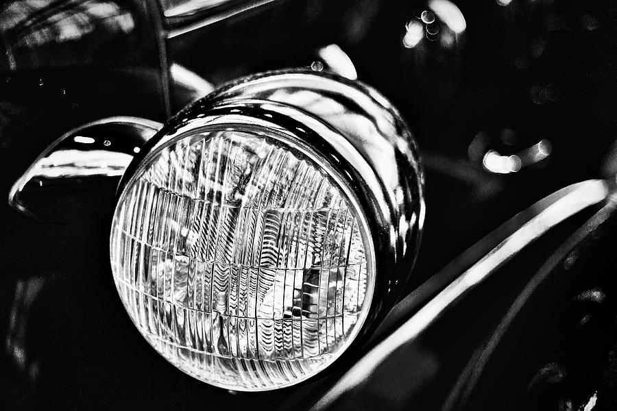 Buick LaSalle Headlight Photograph by Stuart Litoff