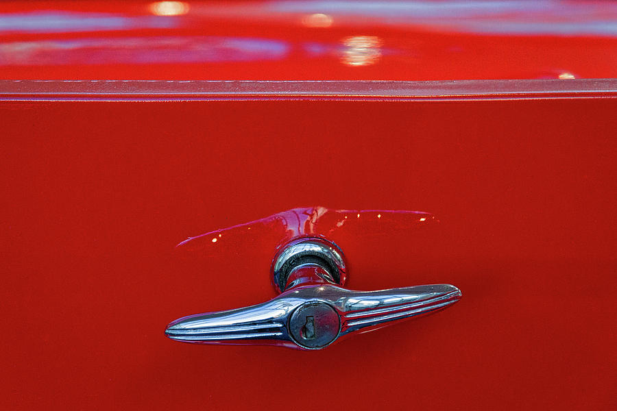 Buick LaSalle Trunk Handle Photograph by Stuart Litoff