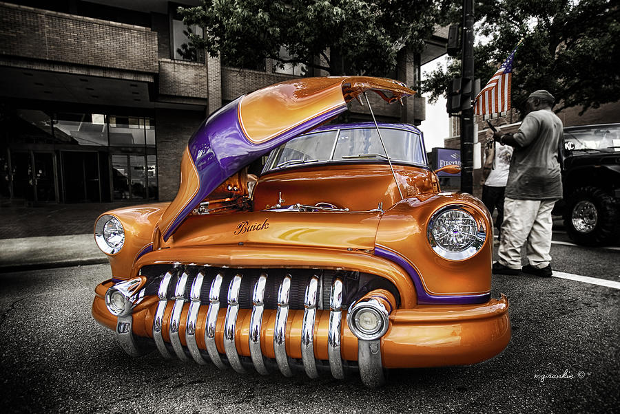 Car Photograph - Buick Roadmaster_Tangerine by Michael Rankin