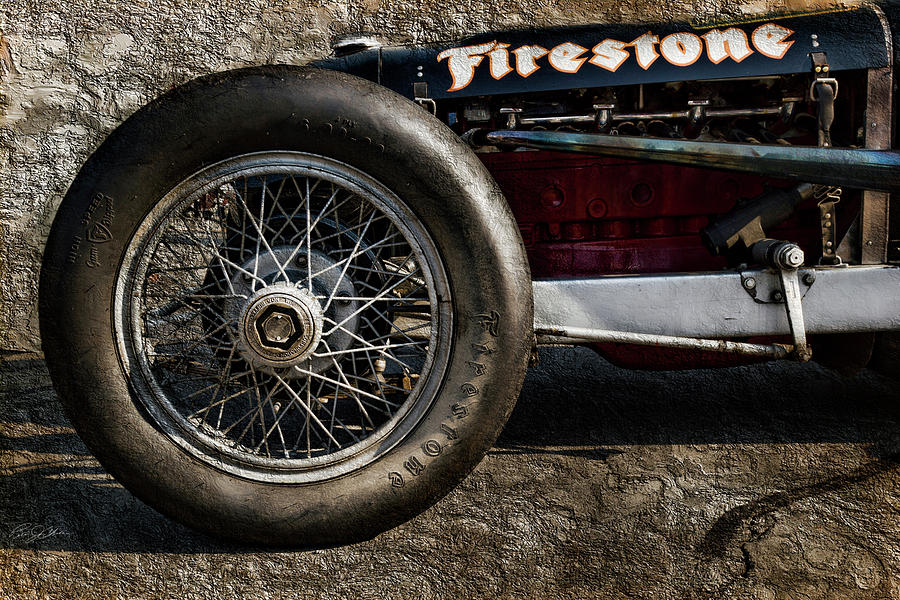 Vintage Digital Art - Buick Shafer 8 by Peter Chilelli