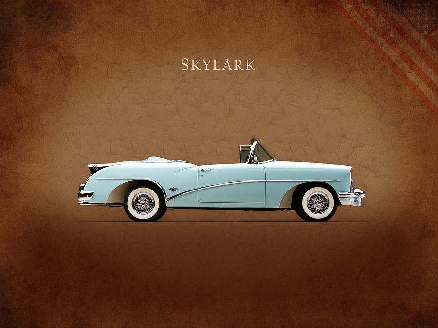 Car Photograph - Buick Skylark 1954 by Mark Rogan