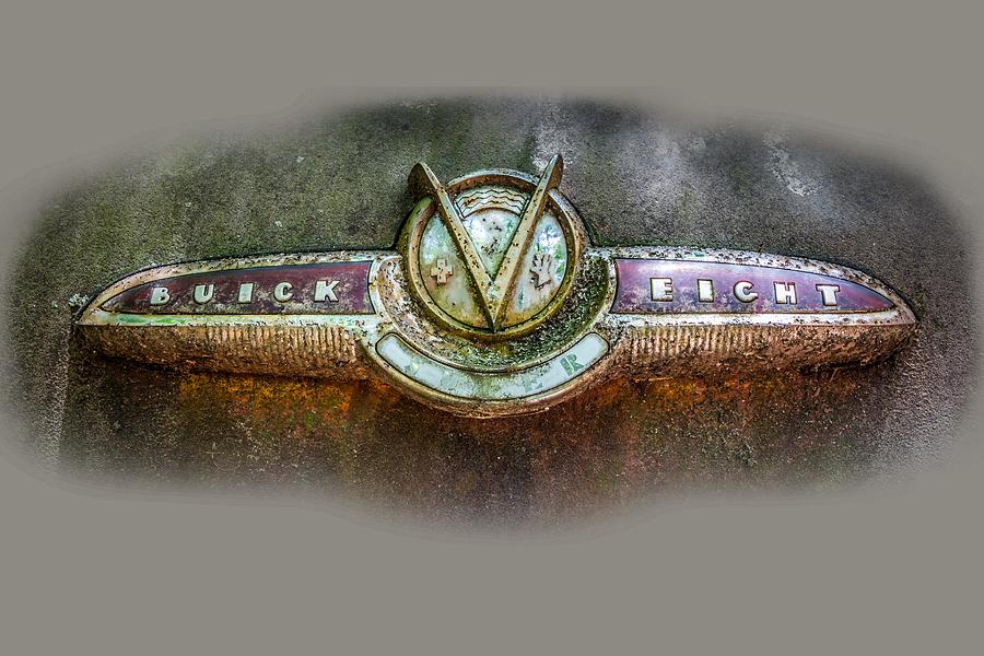 Buick Super Eight Logo Photograph by Debra and Dave Vanderlaan