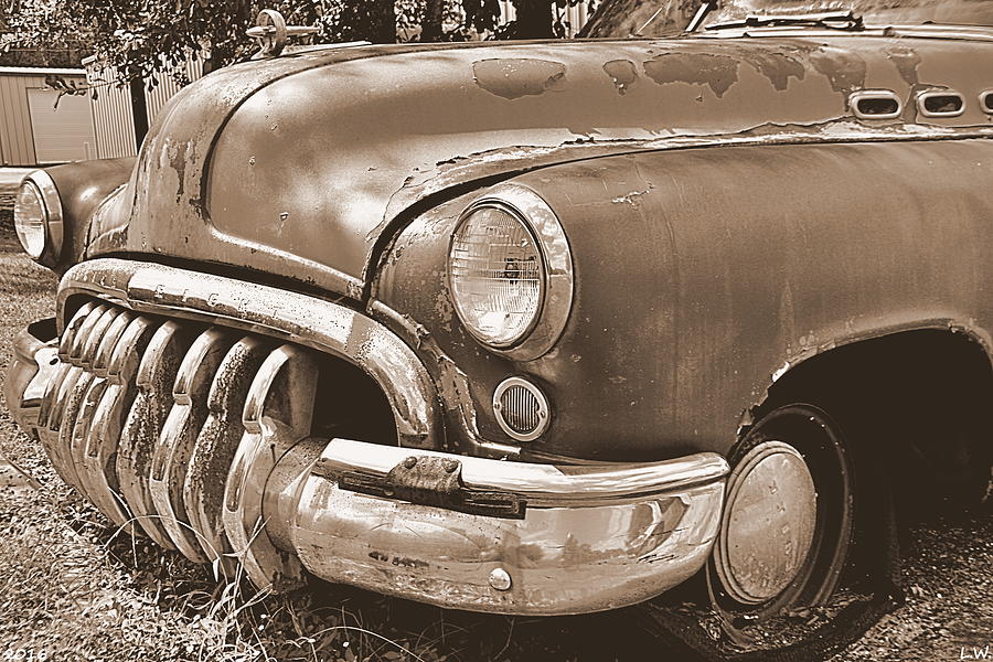 Buick Super Sepia 2 Photograph by Lisa Wooten