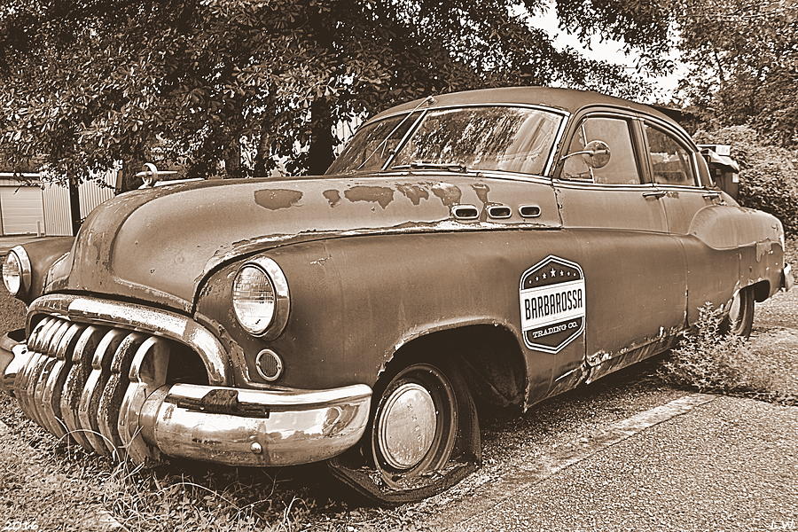 Buick Super Sepia Photograph by Lisa Wooten