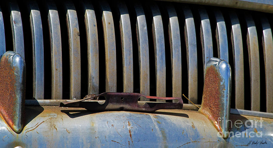 Buick Teeth-Signed-#3833 Photograph by J L Woody Wooden