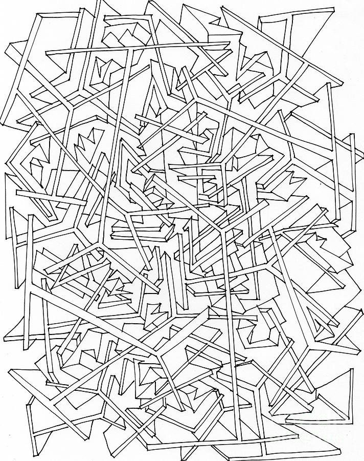 Building Blocks Drawing by Nancy Kane Chapman