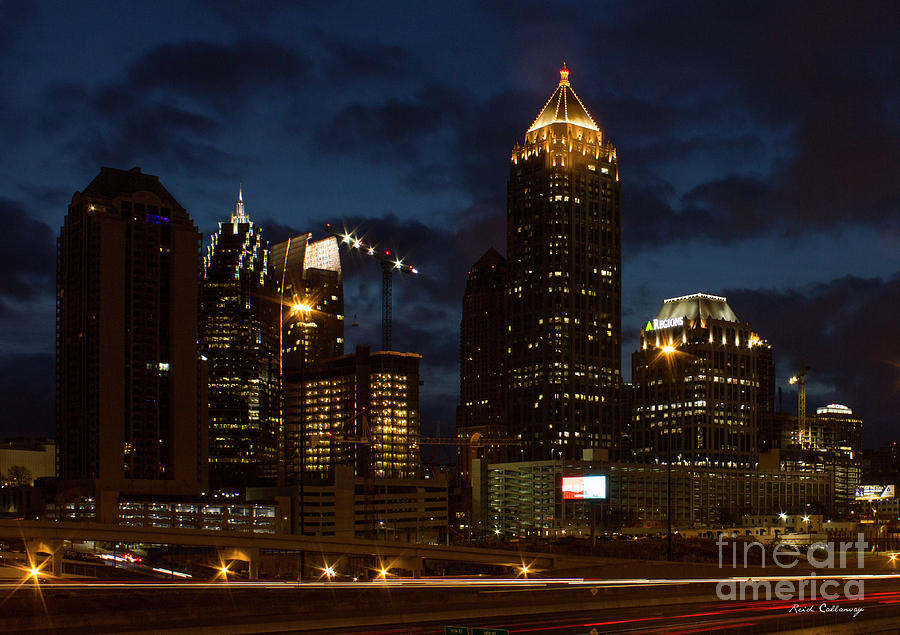 Building Boom Midtown Atlanta Construction Art Photograph by Reid Callaway