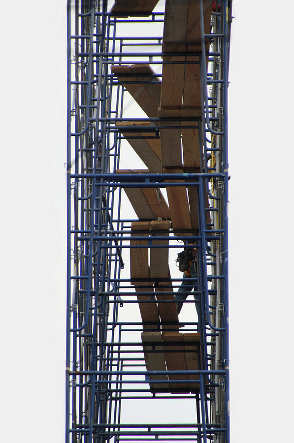 Building Scaffolding  Photograph by Doc Braham