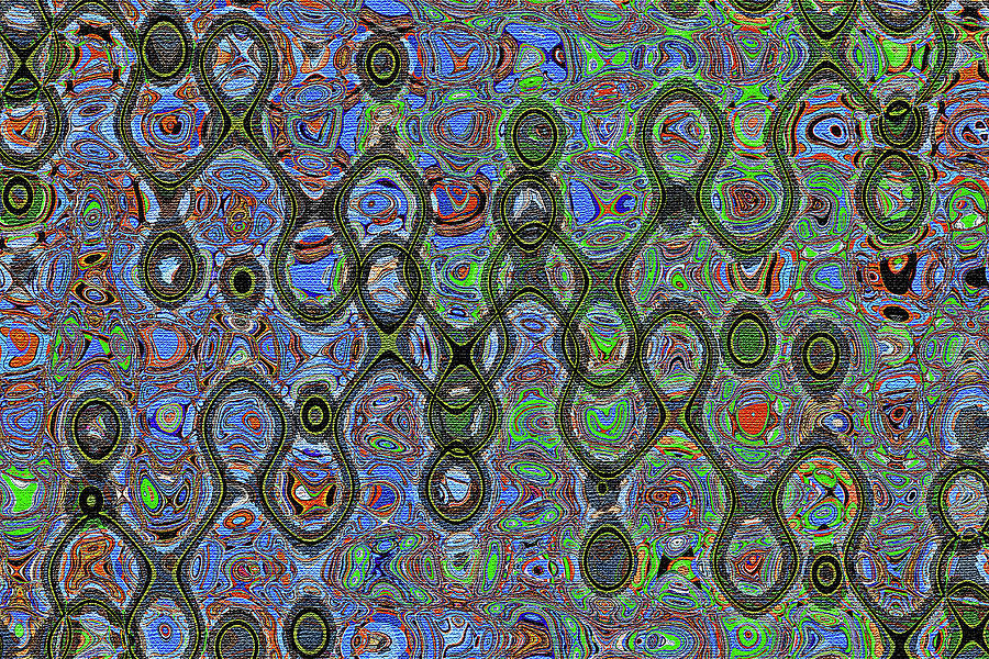 Building Scramble Egg Abstract #3 With Overlap Digital Art by Tom Janca